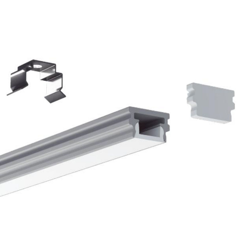 Mini Narrow LED Aluminum Channel Profile For 8mm Slim 3014 LED Light Strips